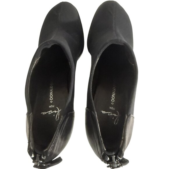 Lisa for Donald J Pliner Black Fabric Platform High Heels Platform – Size 6 - Picture 14 of 14